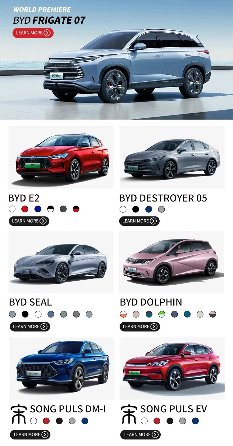 Factory New-Uesd Wholesale New Energy Byd Han Tang Qin Plus Max Yuan PRO EV Dm-I Dm-P Dolphin Seal Song Plus EV Adult Automobile SUV Vehicles Electric Car